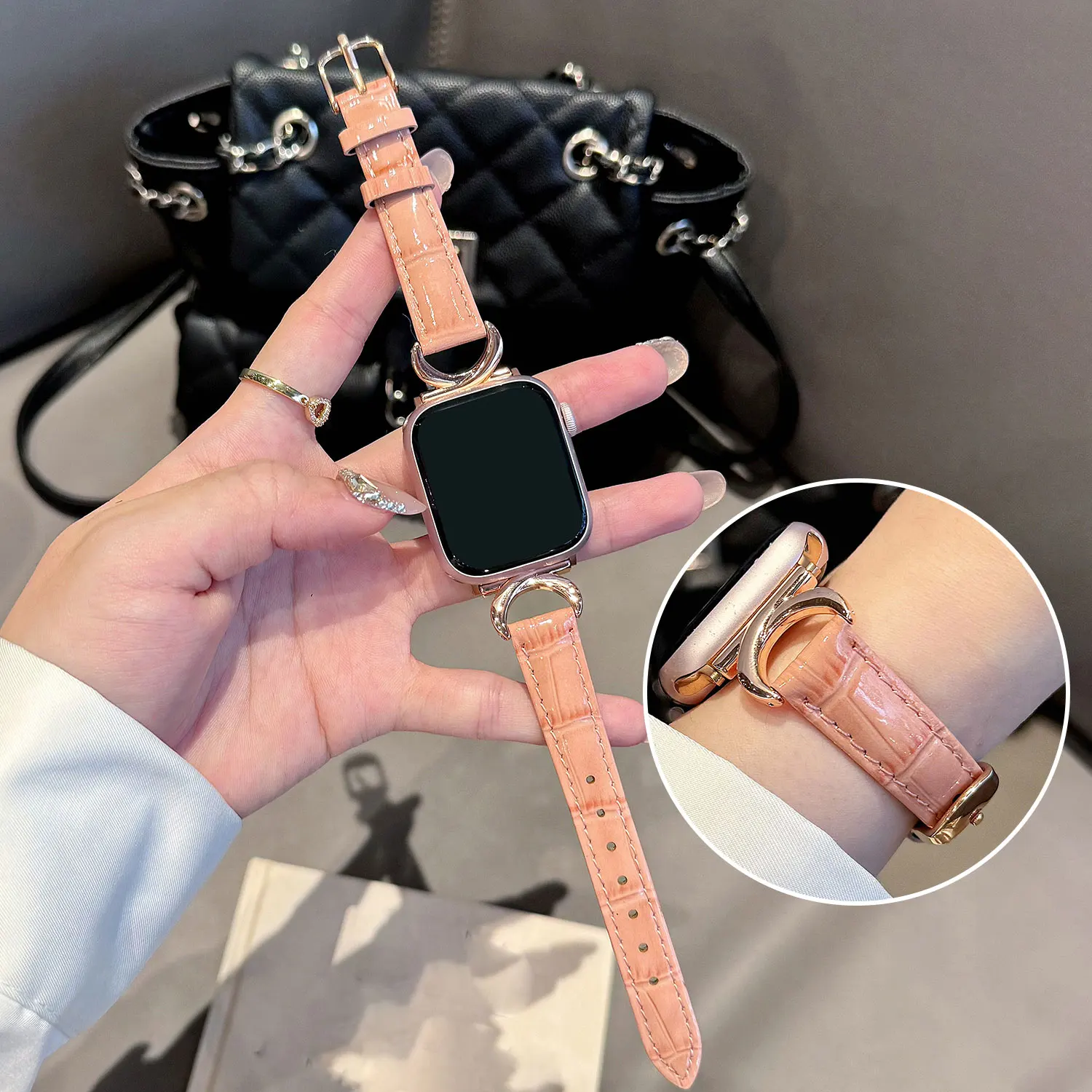 Роскошный блестящий ремешок для Apple Watch S10, ремешок 46 мм, 49 46, 42, 38 мм, блестящий для Iwatch Series Ultra 987SE654
Роскошный блестящий ремешок для Apple Watch S10, ремешок 46 мм, 49 46, 42, 38 мм, блестящий для Iwatch Series Ultra 987SE654