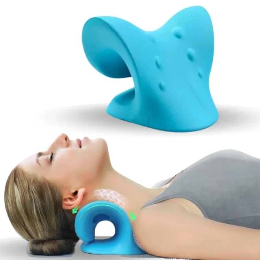 Neck Hump Corrector, Neck Stretcher Cervical Traction for Muscle Relax, Cervical Traction Device for TMJ Pain Relief, Spine Cor
Neck Hump Corrector, Neck Stretcher Cervical Traction for Muscle Relax, Cervical Traction Device for TMJ Pain Relief, Spine Cor