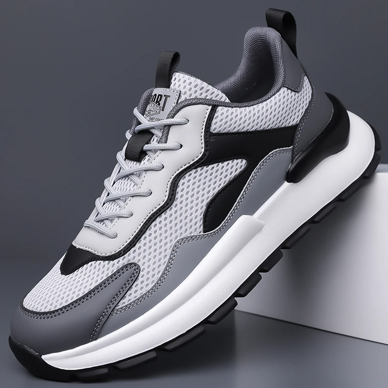 Men's Sport Shoes Spring Summer Thick Bottom Simple Casual Breathable Mesh Upper Lace-Up Sneakers Flat Heel Low Cut Running S...
Men's Sport Shoes Spring Summer Thick Bottom Simple Casual Breathable Mesh Upper Lace-Up Sneakers Flat Heel Low Cut Running S...