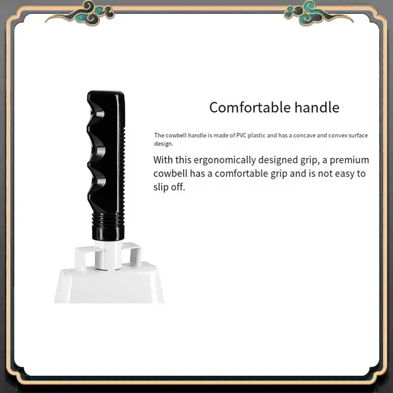 Premium Handle Cowbell, Ranch Sports Events, Football Game Partys Cheering Cowbell, Hand Bell Cheering Bell
Premium Handle Cowbell, Ranch Sports Events, Football Game Partys Cheering Cowbell, Hand Bell Cheering Bell