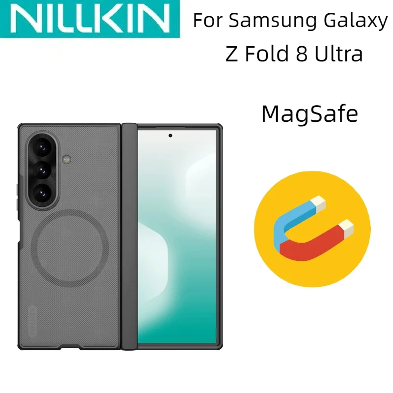 NILLKIN Magnetic Case For Samsung Galaxy Z Fold 8 / Z Fold 8 Ultra, Built-in Magnets Hybrid Armor Matte Slim Fit Phone Cover
NILLKIN Magnetic Case For Samsung Galaxy Z Fold 8 / Z Fold 8 Ultra, Built-in Magnets Hybrid Armor Matte Slim Fit Phone Cover