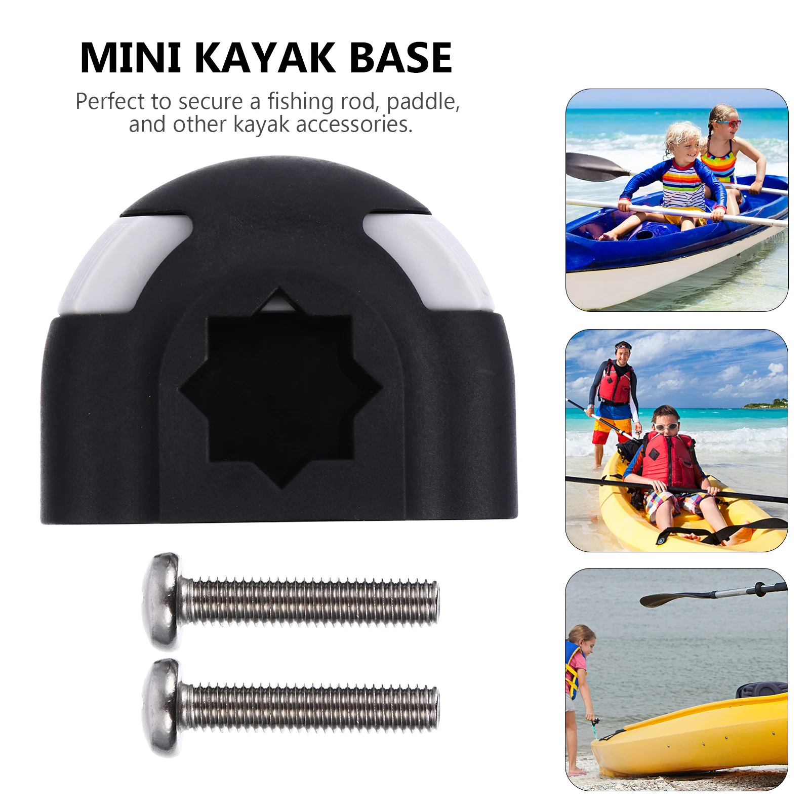 Fishing Pole Accessories Semi-circle Base Mini Kayak Rod Holder Half-Circle with Screws Connection Multi-functional
Fishing Pole Accessories Semi-circle Base Mini Kayak Rod Holder Half-Circle with Screws Connection Multi-functional