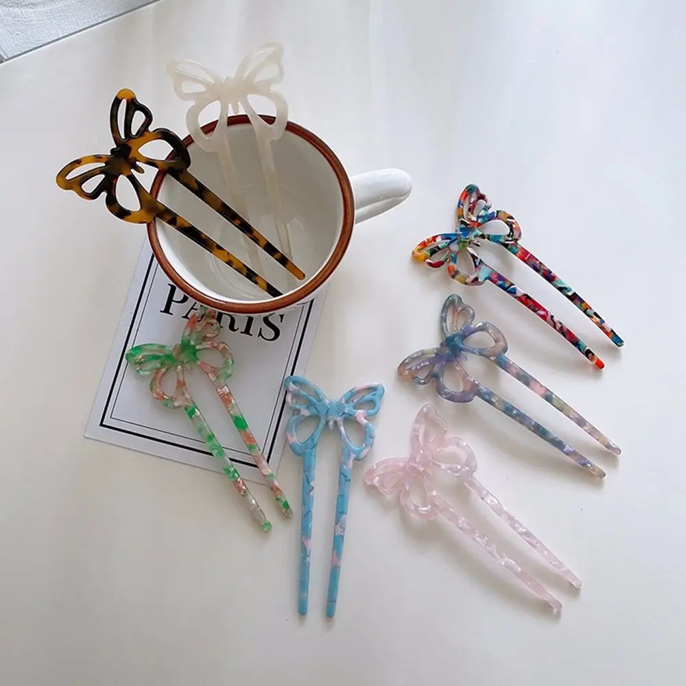 Girls All-match Hairstyle Tools Bun Maker U-shaped Hairpin Korean Style Headwear Female Hair Accessories Butterfly Hair Stick
Girls All-match Hairstyle Tools Bun Maker U-shaped Hairpin Korean Style Headwear Female Hair Accessories Butterfly Hair Stick