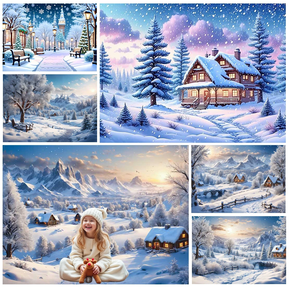 MOON.QG Fairy Christmas Backgrounds For Photographs Portrait Winter Forest Mountain Custom Backdrop Photo Studio Party Photocall
MOON.QG Fairy Christmas Backgrounds For Photographs Portrait Winter Forest Mountain Custom Backdrop Photo Studio Party Photocall