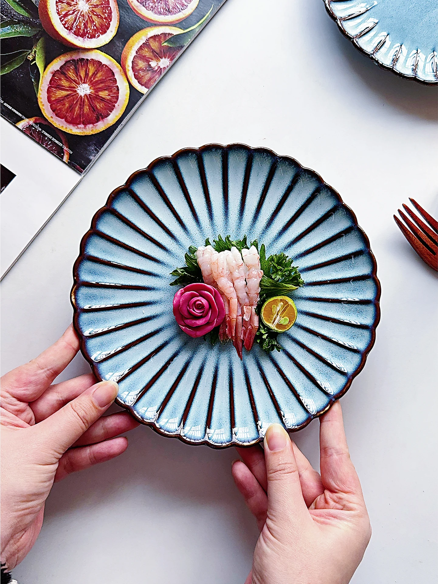 Retro Japanese Style Ceramic Dinnerware Chrysanthemum Pattern Pasta Dish Dessert Plate Design Support Microwave And Dish...
Retro Japanese Style Ceramic Dinnerware Chrysanthemum Pattern Pasta Dish Dessert Plate Design Support Microwave And Dish...