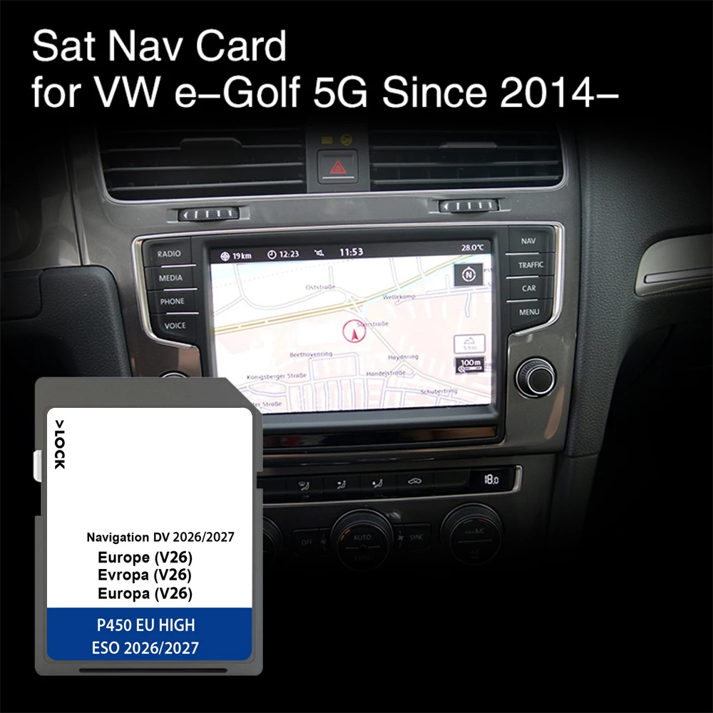 64GB Discover Pro Media for Volkswagen e-Golf 5G from 2014 Car DV V26 Map GPS Navigation SD Card
64GB Discover Pro Media for Volkswagen e-Golf 5G from 2014 Car DV V26 Map GPS Navigation SD Card