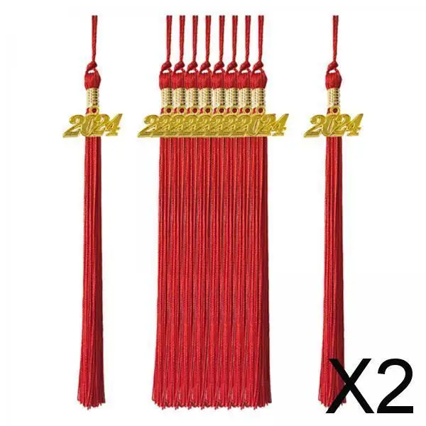 2x 10Pcs Graduation Cap Tassels with 2024 Charm for Crafting And Celebrations
2x 10Pcs Graduation Cap Tassels with 2024 Charm for Crafting And Celebrations