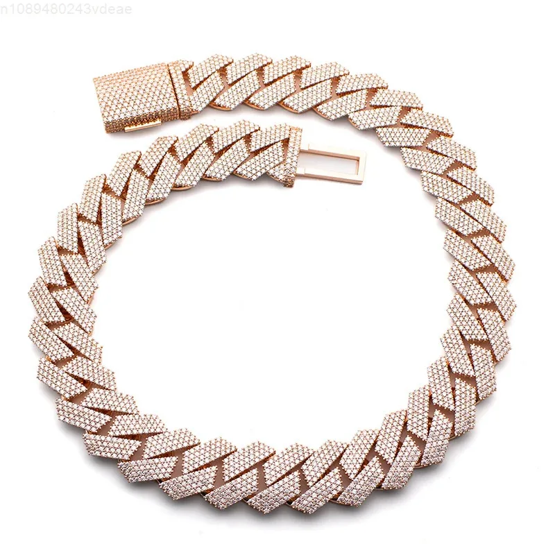 Mens Jewelry Top Custom 18mm 3 Row Iced Out VVS1 Moissanite Diamond Miami Hip Hop Cuban Link Chain
Mens Jewelry Top Custom 18mm 3 Row Iced Out VVS1 Moissanite Diamond Miami Hip Hop Cuban Link Chain