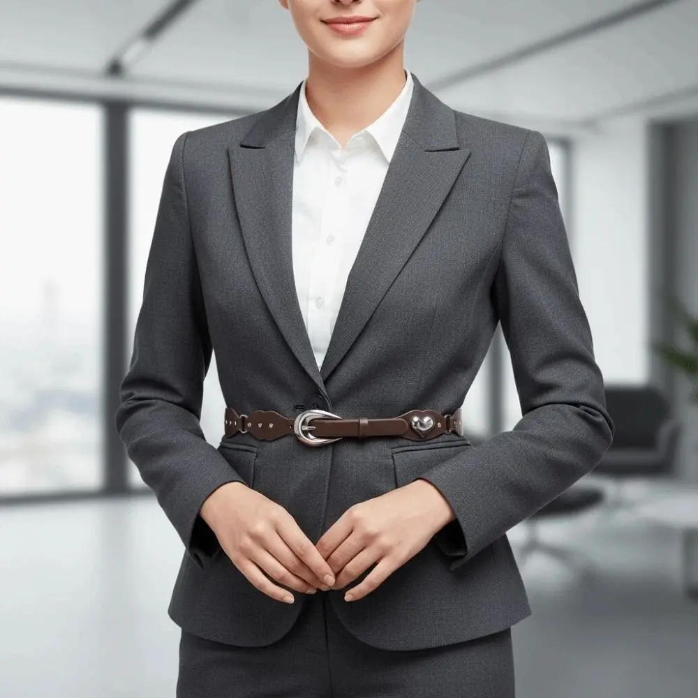 Adjustable Heart Rivet Belt Punk Style Personalized Design Y2K Cool Girls Belt Jeans Decor Coffee Black Leather Waistbands Women
Adjustable Heart Rivet Belt Punk Style Personalized Design Y2K Cool Girls Belt Jeans Decor Coffee Black Leather Waistbands Women