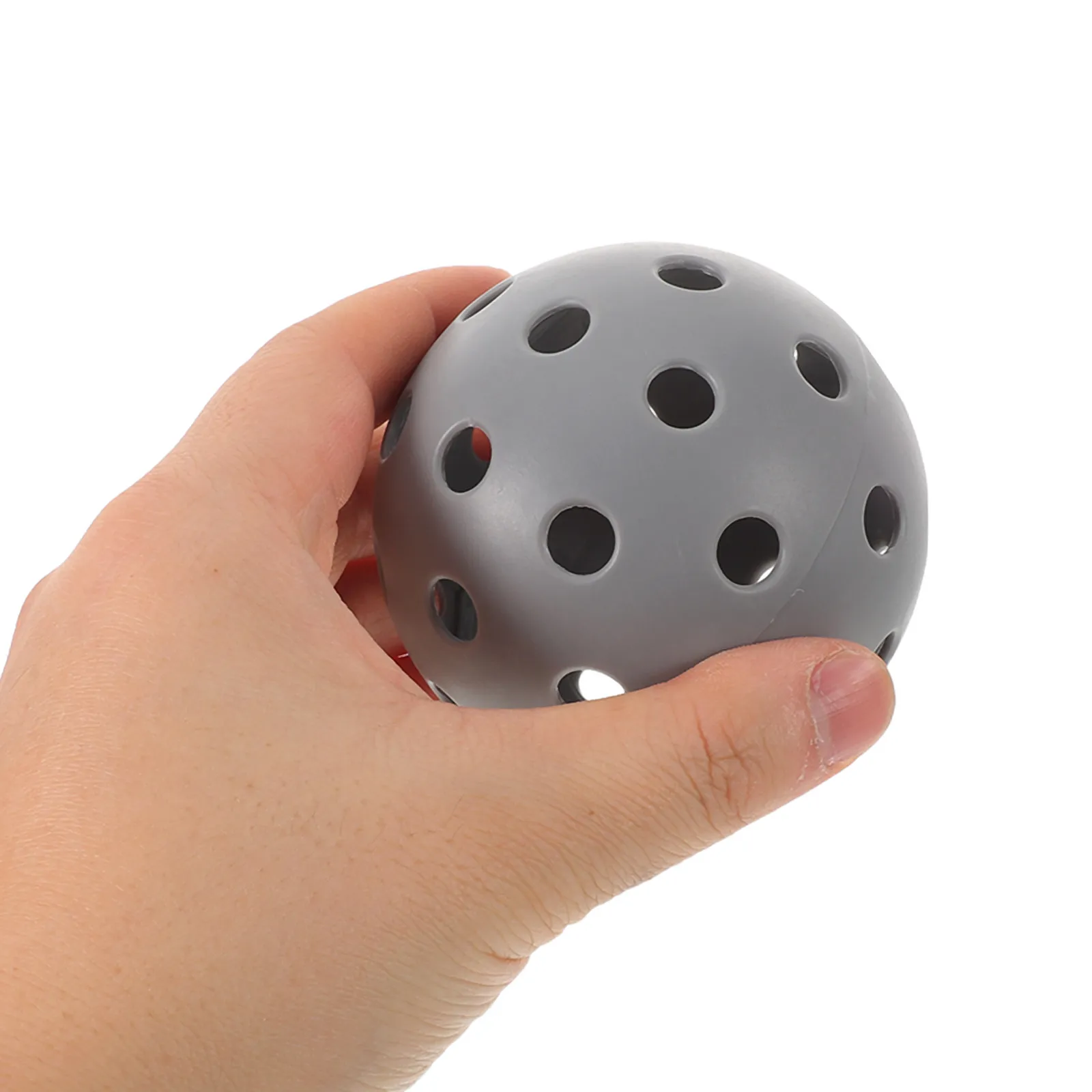 5Pcs Plastic Hollow Pickleball Practice Balls Gray 2.91 Inch Soft Elastic Aerodynamic Design for Indoor Outdoor Pickleball
5Pcs Plastic Hollow Pickleball Practice Balls Gray 2.91 Inch Soft Elastic Aerodynamic Design for Indoor Outdoor Pickleball