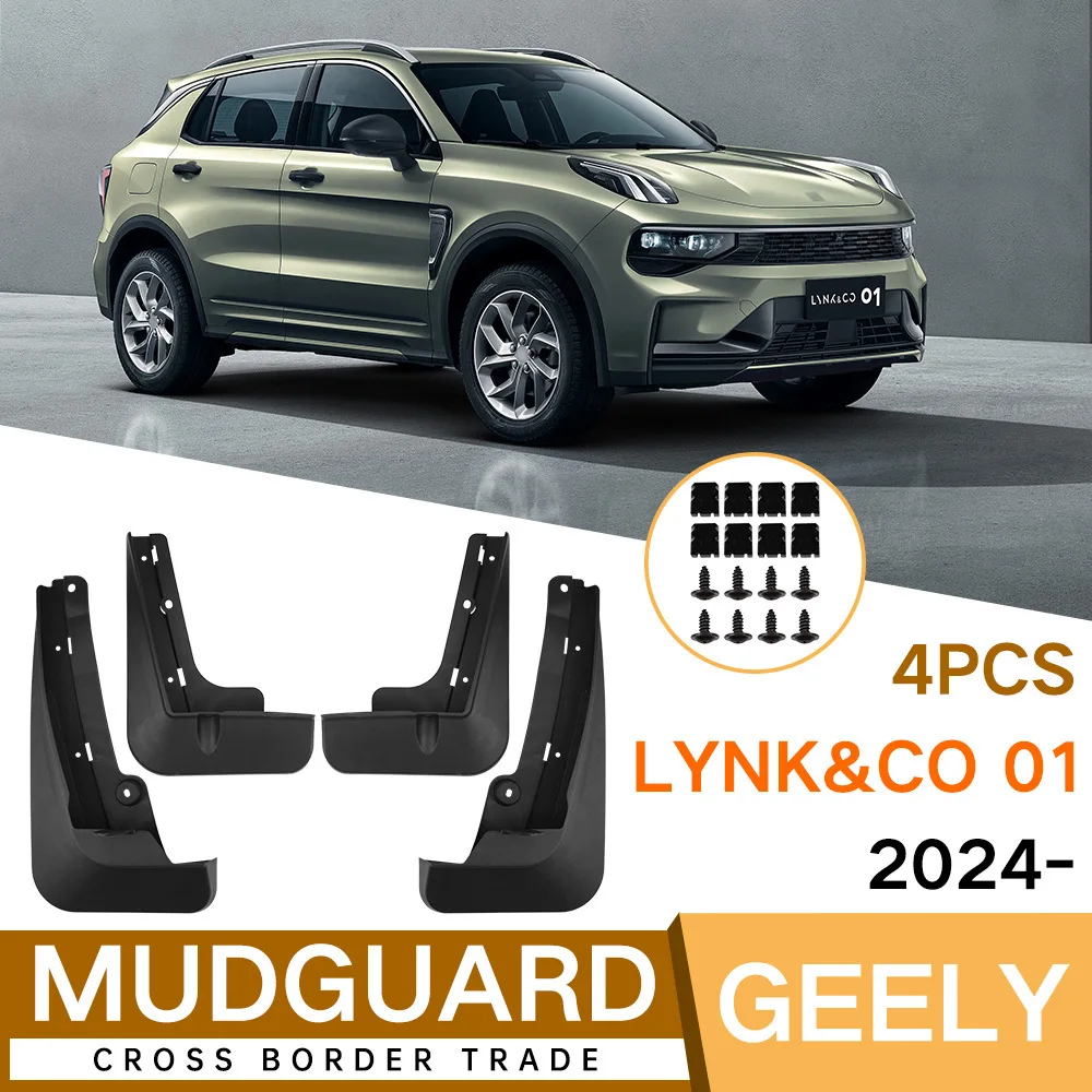 For 2024 LYNK&CO 01 Front Rear Mud Flaps Mudguards Splash Guards ABS Plastic Accessories
For 2024 LYNK&CO 01 Front Rear Mud Flaps Mudguards Splash Guards ABS Plastic Accessories