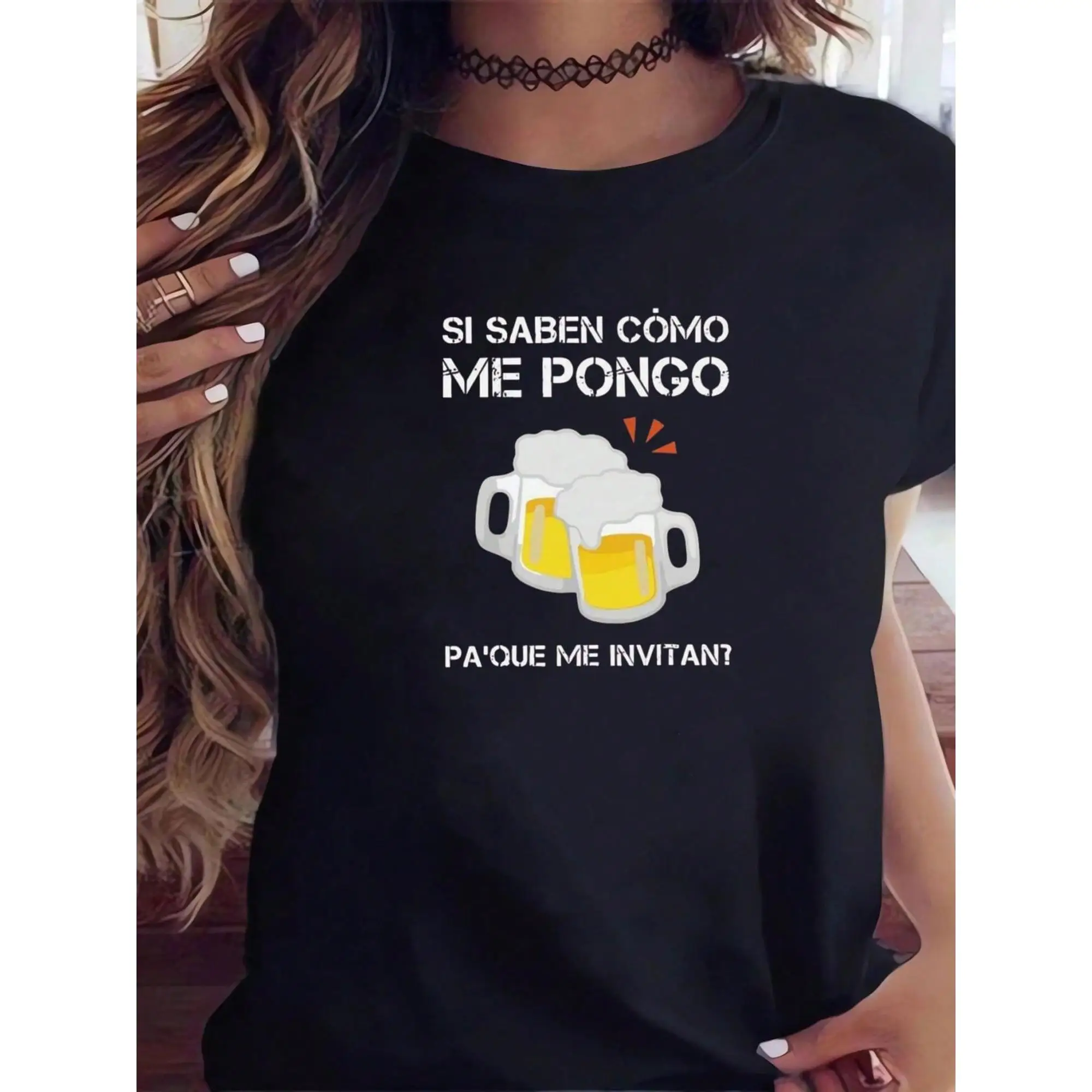 Funny Spanish T-Shirt, Si Saben Como Me Pongo Graphic Tee, Latin Humor Beer Lover Shirt, Party Drinking Top, Unisex Casual Wear
Funny Spanish T-Shirt, Si Saben Como Me Pongo Graphic Tee, Latin Humor Beer Lover Shirt, Party Drinking Top, Unisex Casual Wear
