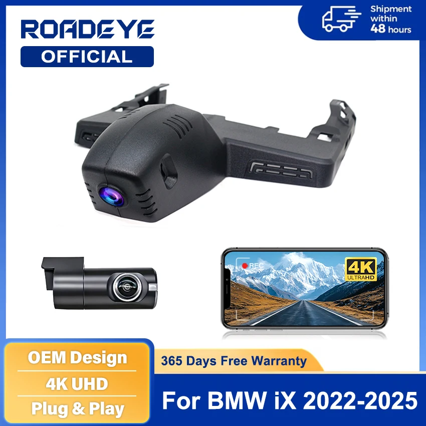 New ! Car DVR For BMW IX i4 2022 2023 2024 2025 Dash Cam 4K 2160P Car Accessories Night Vision Built-In Wi-Fi Support
New ! Car DVR For BMW IX i4 2022 2023 2024 2025 Dash Cam 4K 2160P Car Accessories Night Vision Built-In Wi-Fi Support