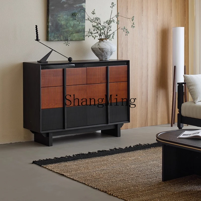 ZYY medieval solid wood six-chest cabinet, retro bedroom, bedside living room, chest cabinet, black entrance cabinet
ZYY medieval solid wood six-chest cabinet, retro bedroom, bedside living room, chest cabinet, black entrance cabinet