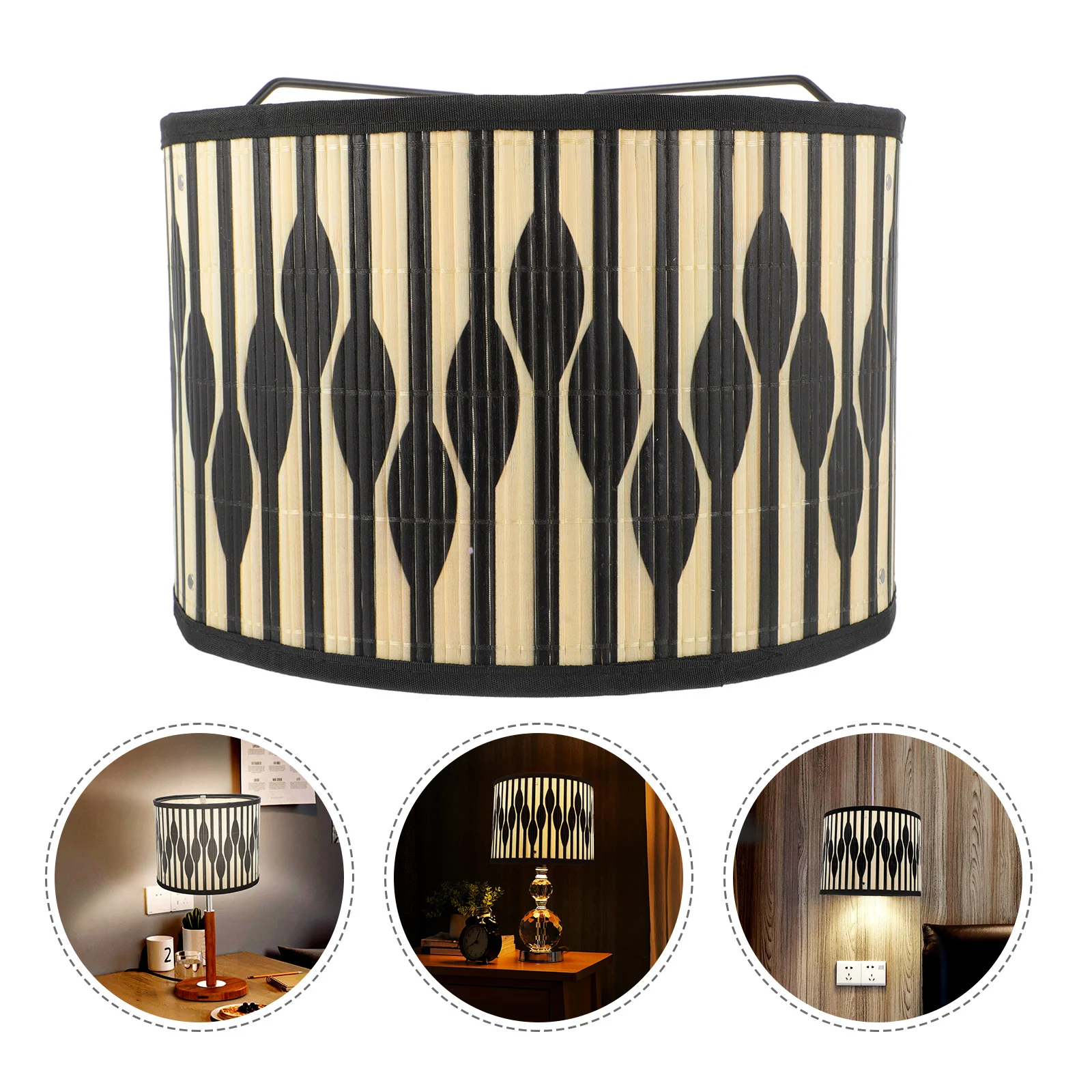 Geometric Bamboo Lampshade Decorative Light Cover Durable Bamboo Craft Lamp Cover Replacement Lamp Accessory Home Use
Geometric Bamboo Lampshade Decorative Light Cover Durable Bamboo Craft Lamp Cover Replacement Lamp Accessory Home Use