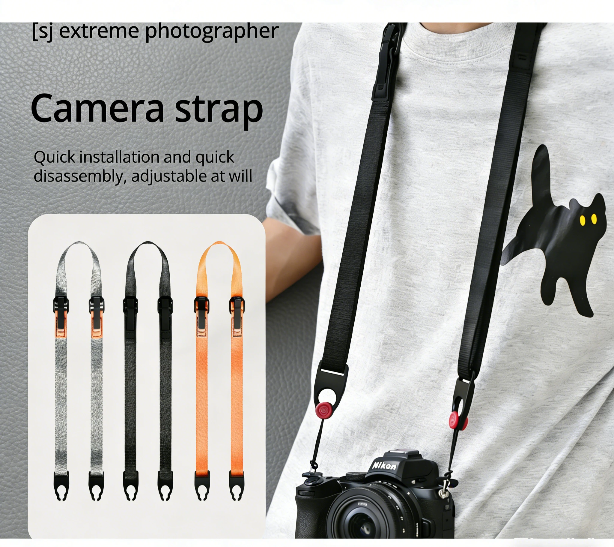 Camera Quick Release Strap Suitable for Fuji XS20 XT20Canon Leica Olympus Quick Release Strap Compatible for PD Accessories
Camera Quick Release Strap Suitable for Fuji XS20 XT20Canon Leica Olympus Quick Release Strap Compatible for PD Accessories