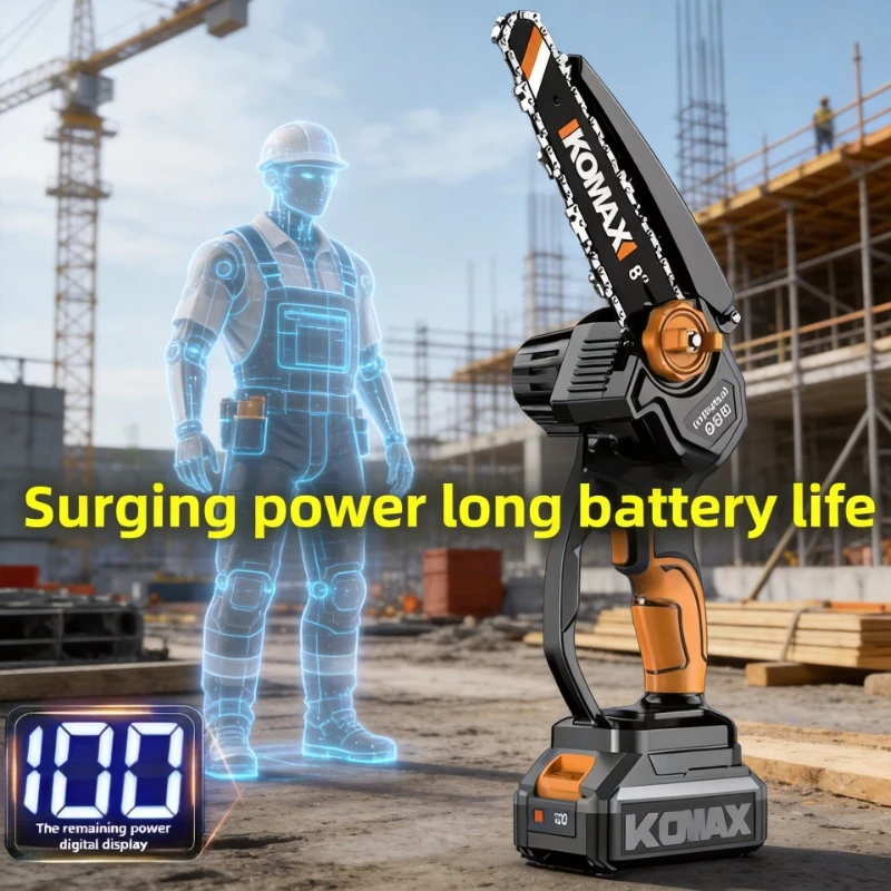Single Hand Lithium Rechargeable Mini Electric Chainsaw for Household Firewood Cutting and Outdoor Logging
Single Hand Lithium Rechargeable Mini Electric Chainsaw for Household Firewood Cutting and Outdoor Logging