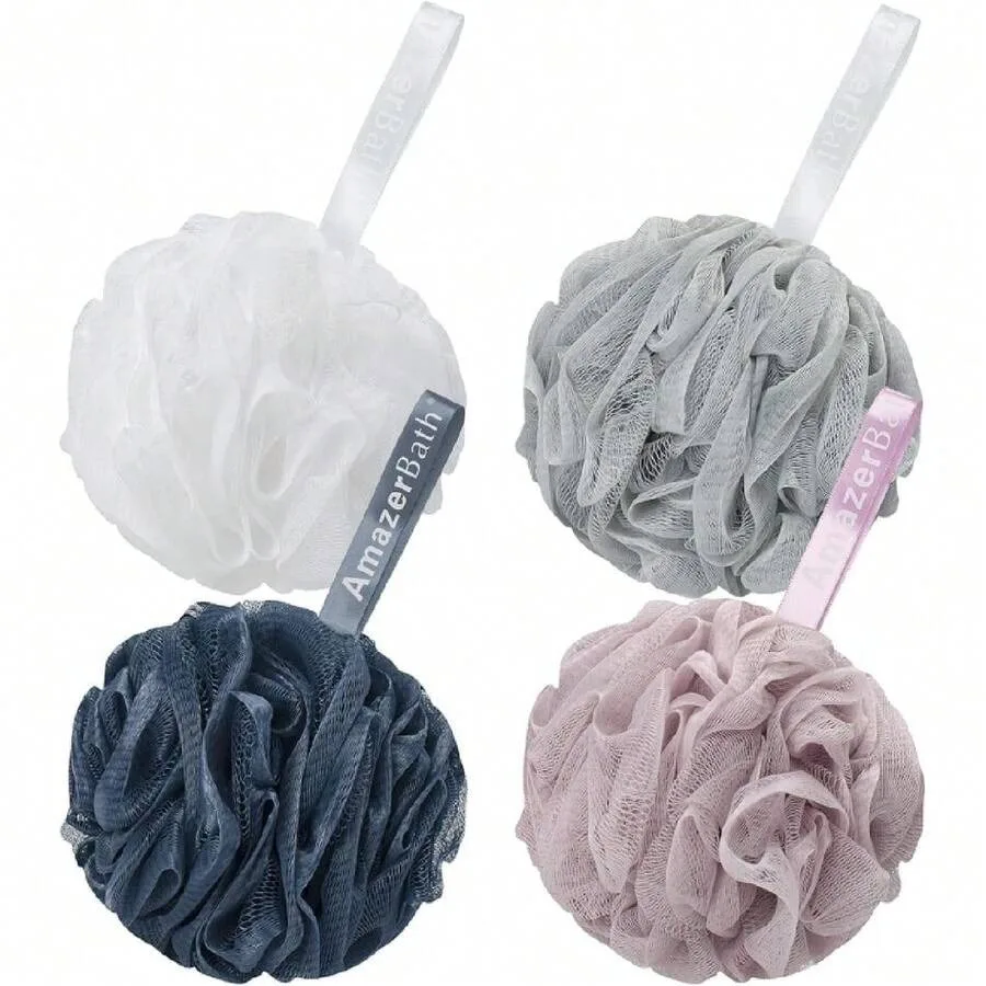 【New style】Loofah Sponge 75g/Piece, Exfoliating Bath Sponge Body Scrubber - Loofa Set Of 4 Grey Blue-Pink-Grey-White Large , 39
【New style】Loofah Sponge 75g/Piece, Exfoliating Bath Sponge Body Scrubber - Loofa Set Of 4 Grey Blue-Pink-Grey-White Large , 39