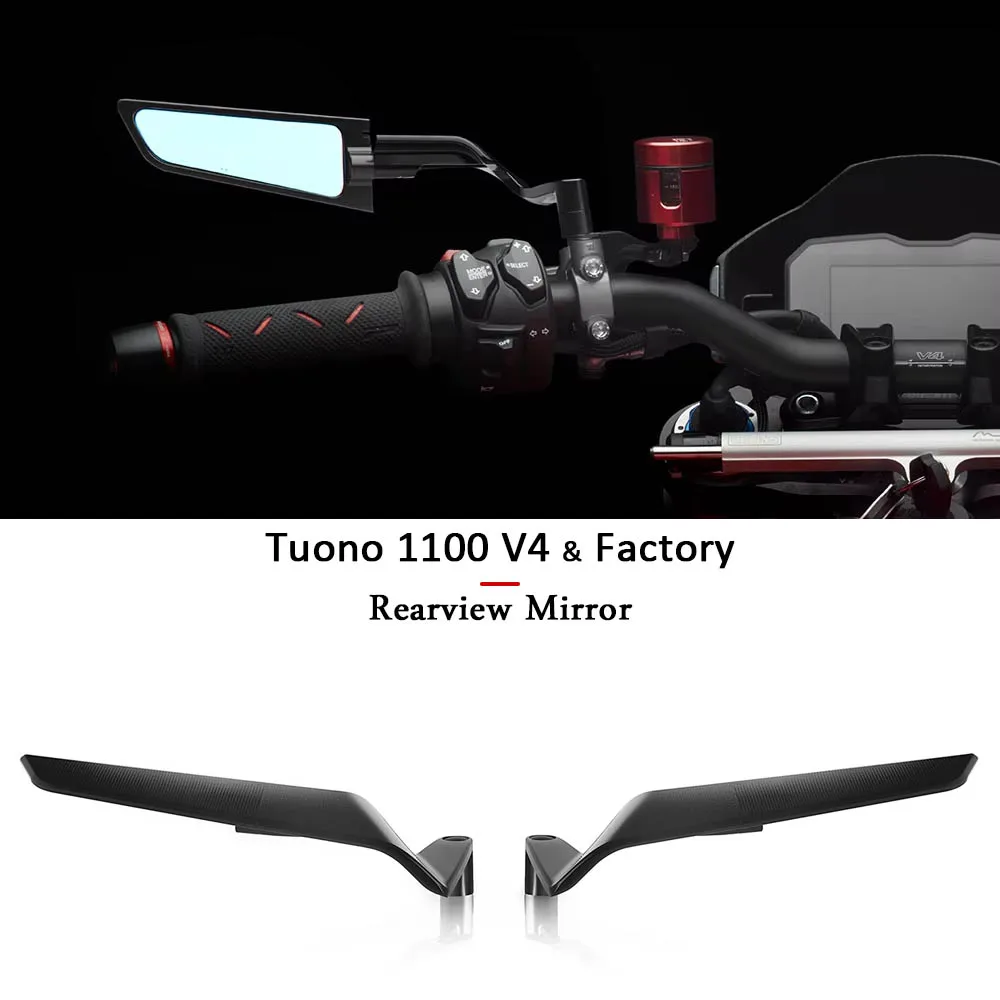 Motorcycle Mirror CNC Wind Wing Adjustable Rotating Rearview Mirror For Aprilia Tuono 1100 V4 2021 2022 2023 Factory 2019-2023
Motorcycle Mirror CNC Wind Wing Adjustable Rotating Rearview Mirror For Aprilia Tuono 1100 V4 2021 2022 2023 Factory 2019-2023