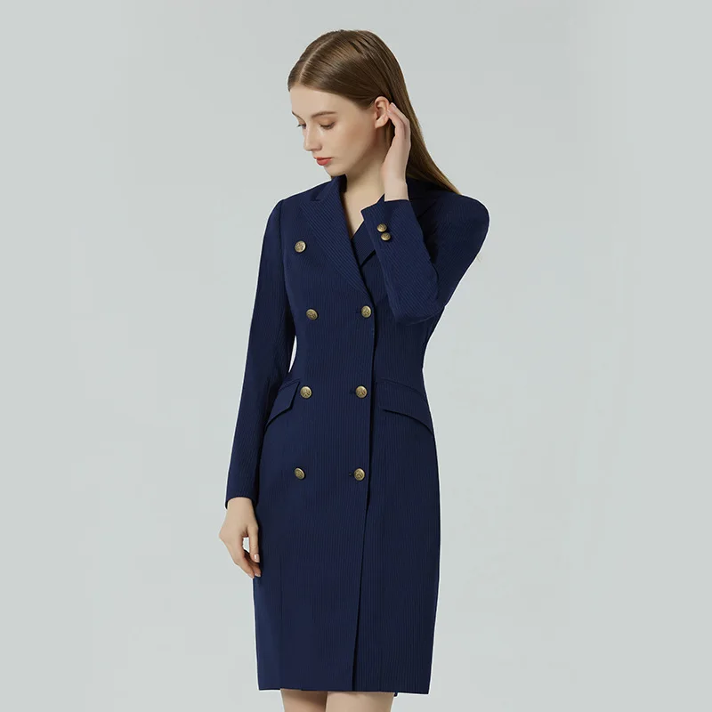 Dress Female summer 2024 commuter stripe light ripening wind waist slimming suit dresses
Dress Female summer 2024 commuter stripe light ripening wind waist slimming suit dresses