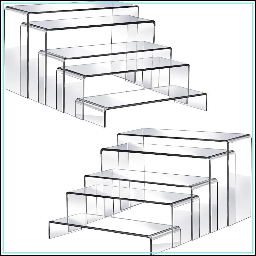 10pcs 2 Set Acrylic Risers for Display - Clear Perfume Organizer Stands, Show Figures, Cupcake, Jewelry, Toys, Perfume and More (Large Size)
10pcs 2 Set Acrylic Risers for Display - Clear Perfume Organizer Stands, Show Figures, Cupcake, Jewelry, Toys, Perfume and More (Large Size)
