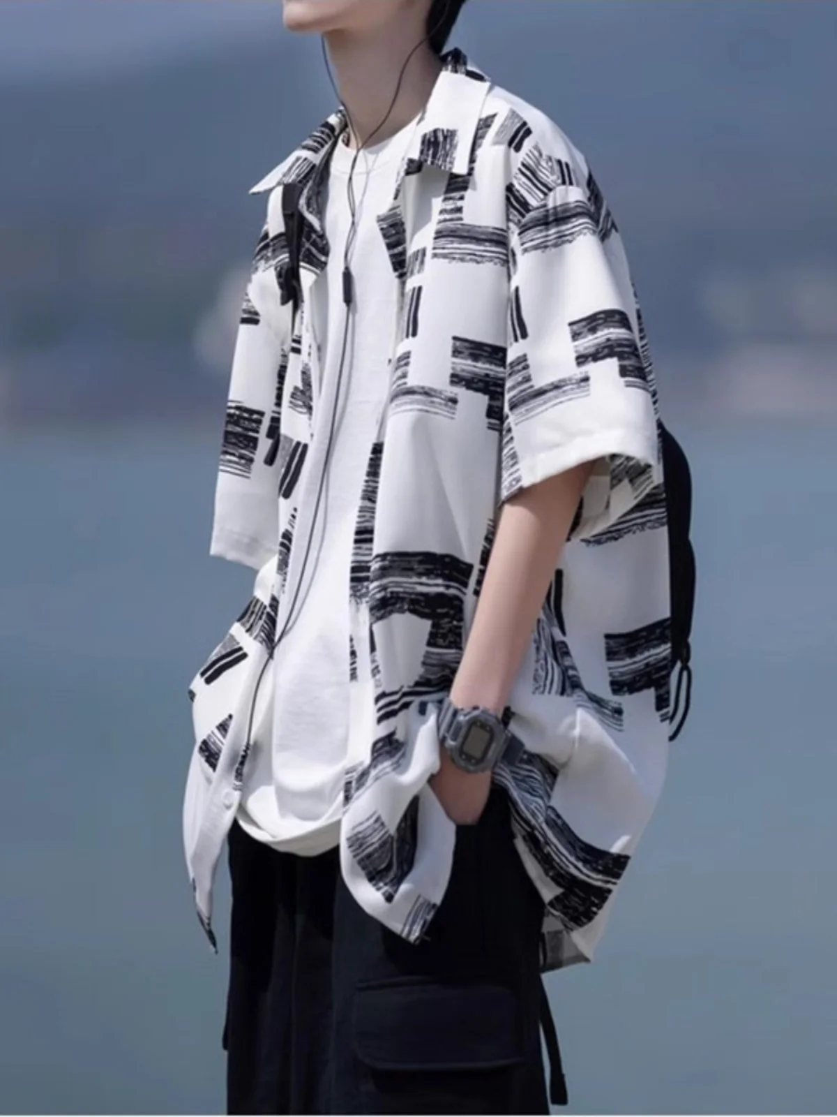 Cityboy Short Sleeve Shirt Men's Summer Thin Plaid Patchwork Trendy Half Sleeve Lightweight Outerwear Breathable Moisture Wic...
Cityboy Short Sleeve Shirt Men's Summer Thin Plaid Patchwork Trendy Half Sleeve Lightweight Outerwear Breathable Moisture Wic...
