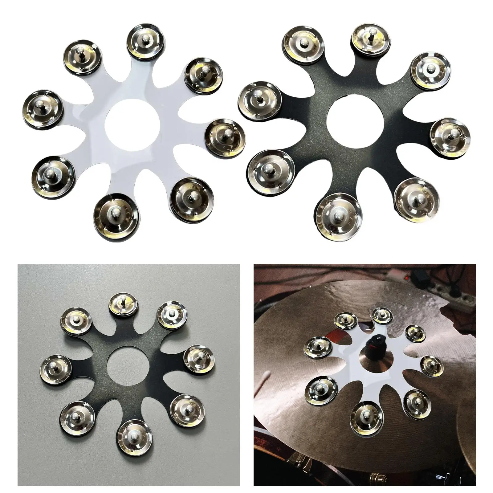 Alloy Hi Hat Tambourine with Stainless Steel Jingles Drum Bell Percussion Instrument for Professional Musicians
Alloy Hi Hat Tambourine with Stainless Steel Jingles Drum Bell Percussion Instrument for Professional Musicians