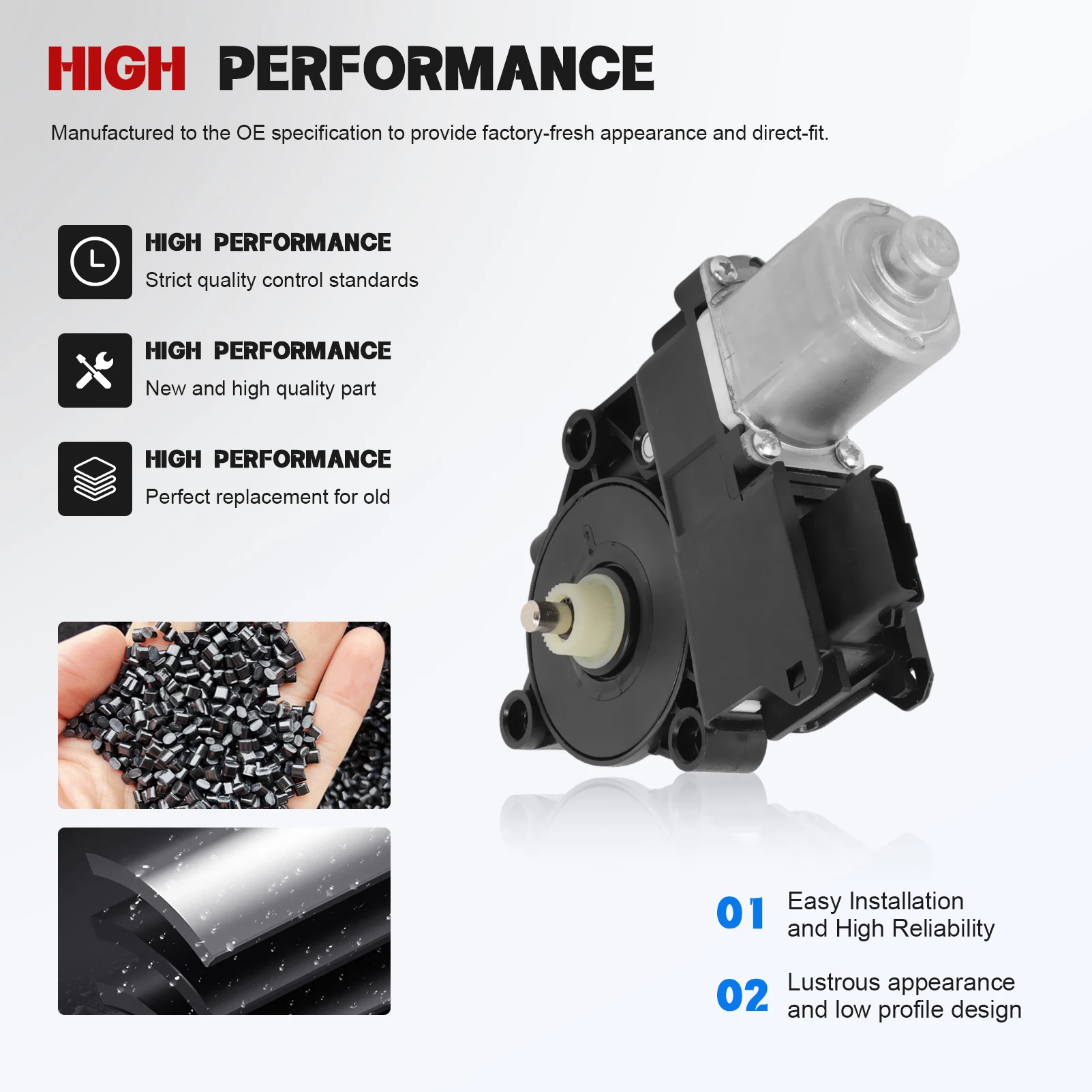 Driver Front Left Power Window Motor for Kia Sportage 2017-2022 82450-D9010 82450D9010
Driver Front Left Power Window Motor for Kia Sportage 2017-2022 82450-D9010 82450D9010