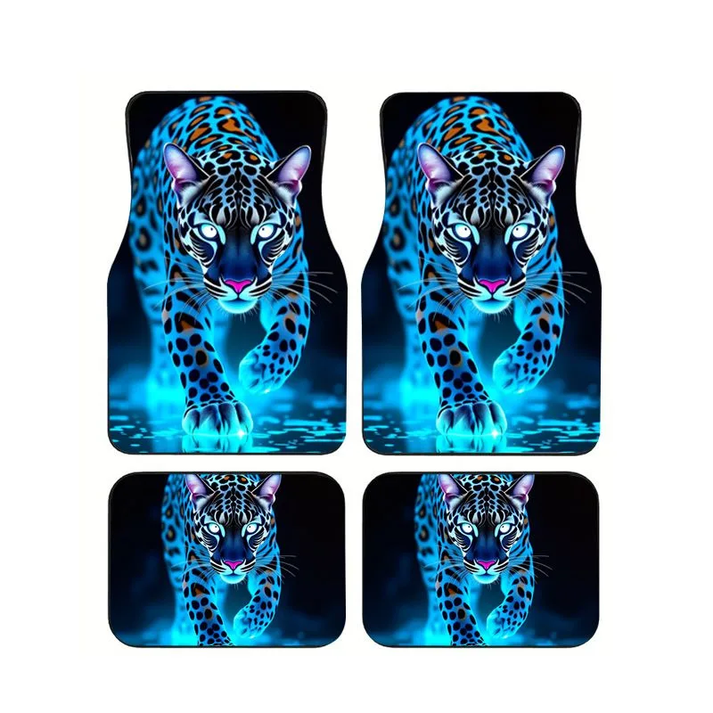 Car Floor Mats Set of 4 Blue Neon Jaguar Print Non Slip Universal Fit for Most Cars Trucks SUVs All Weather
Car Floor Mats Set of 4 Blue Neon Jaguar Print Non Slip Universal Fit for Most Cars Trucks SUVs All Weather