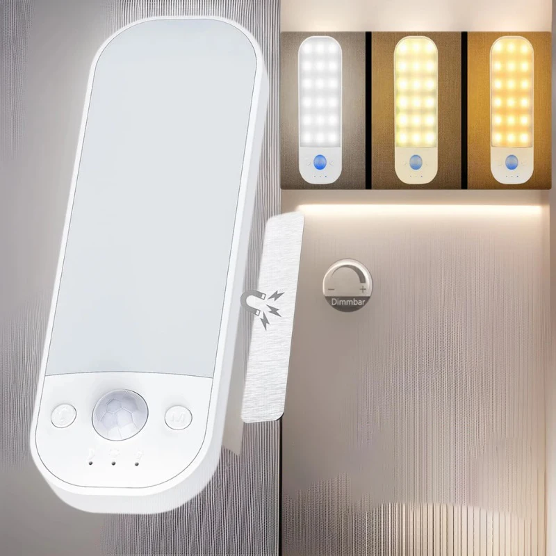 2 Pcs Intelligent Human Sensor Wall Lamp Magnetic Mounting Rechargeable Night Light Living Room Bedroom Walkway Lighting
2 Pcs Intelligent Human Sensor Wall Lamp Magnetic Mounting Rechargeable Night Light Living Room Bedroom Walkway Lighting