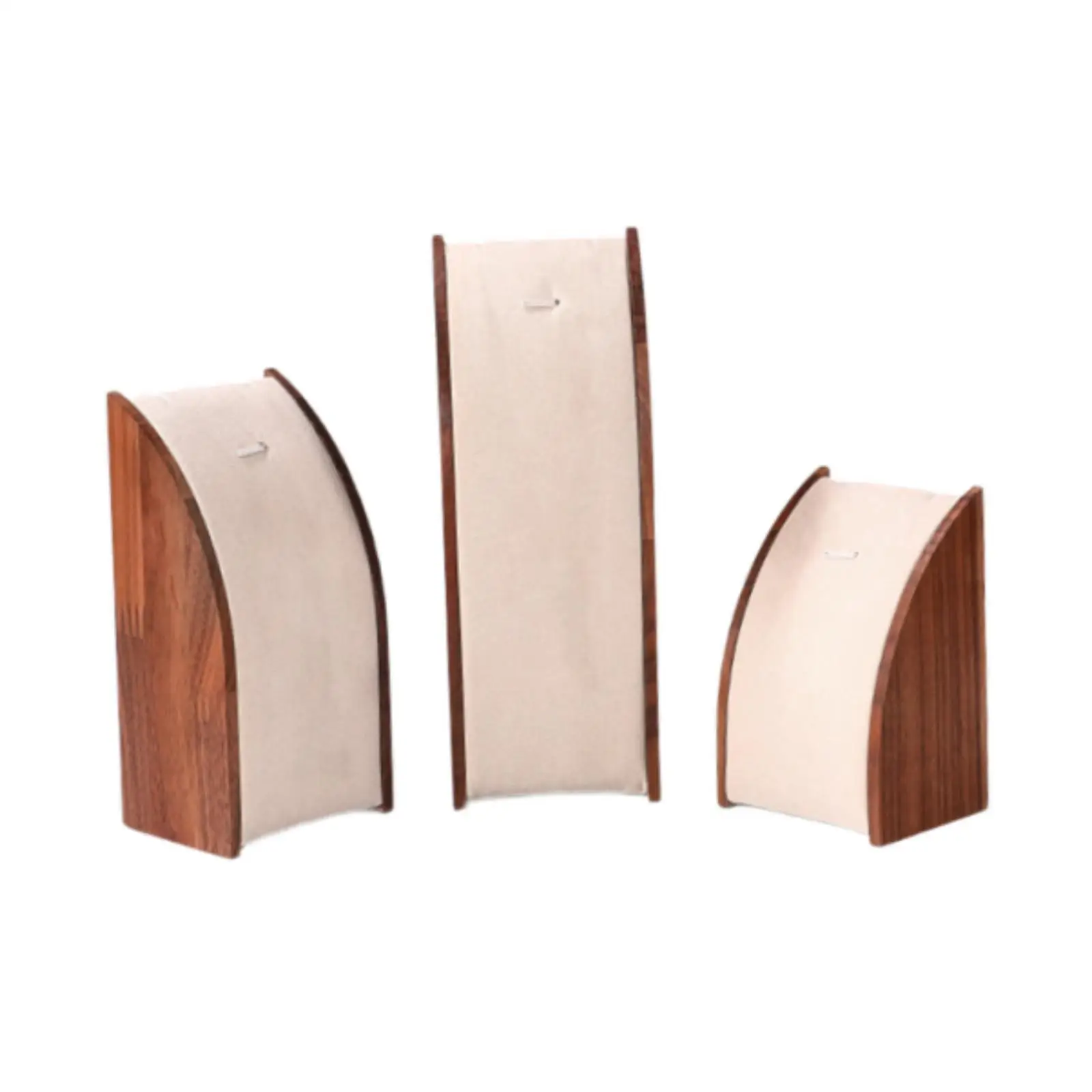 3x Jewelry Display Stand Desktop for Women Elegant Decorative Wooden Jewelry Organizer for Shows Dresser Vanity Stores Showcase
3x Jewelry Display Stand Desktop for Women Elegant Decorative Wooden Jewelry Organizer for Shows Dresser Vanity Stores Showcase