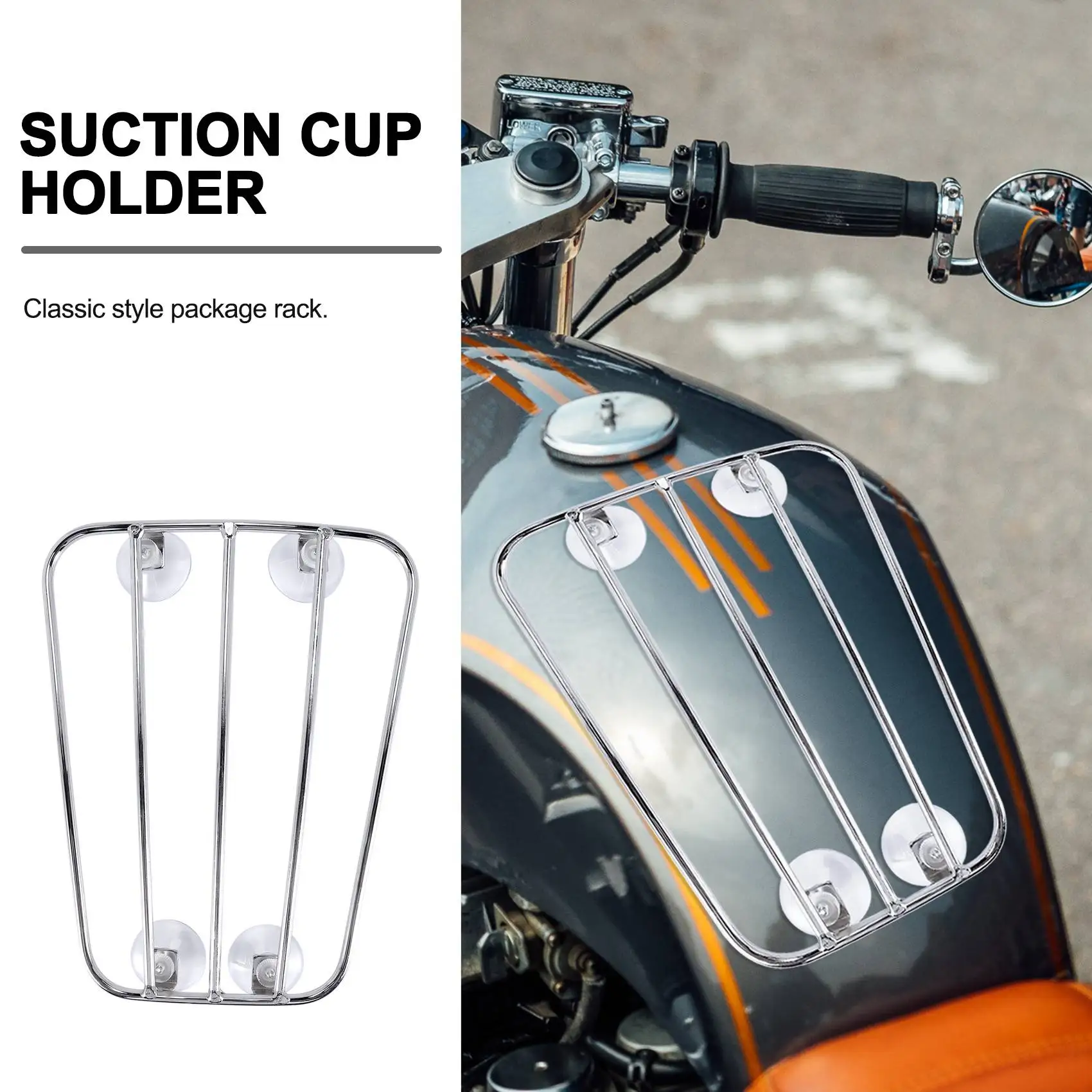 QB-Aero Стойка для посылок Стойка для топливного бака Багажная полка на присоске Стойка для топливного бака для всех велосипедов с достаточной поверхностью бака
QB-Aero Стойка для посылок Стойка для топливного бака Багажная полка на присоске Стойка для топливного бака для всех велосипедов с достаточной поверхностью бака