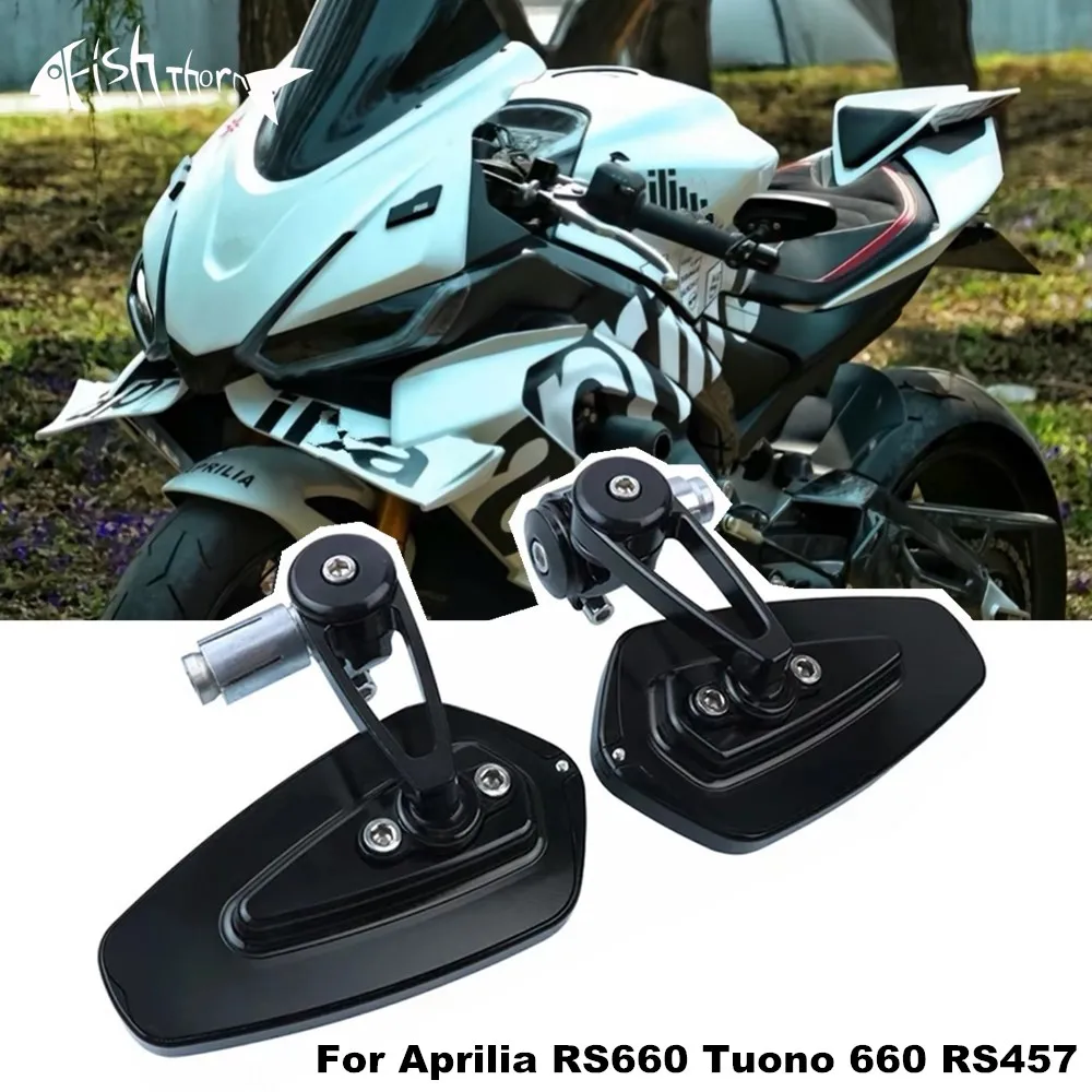Motorcycle Handlebar Mirror CNC Handlebar Rearview Mirror For Aprilia RS660 RS 660 Tuono 660 RS457 2020-2024
Motorcycle Handlebar Mirror CNC Handlebar Rearview Mirror For Aprilia RS660 RS 660 Tuono 660 RS457 2020-2024