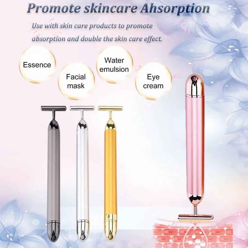 24K Gold U Massage Bar Energy Roller Electric Face-lifting Facial Massage Beauty Instrument Waterproof Vibrating Face Care Stick
24K Gold U Massage Bar Energy Roller Electric Face-lifting Facial Massage Beauty Instrument Waterproof Vibrating Face Care Stick