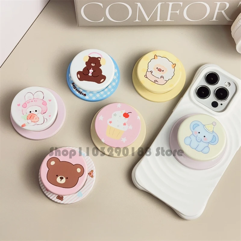 Korean Cute Cartoon Bear Magnetic Holder Phone Grip Tok Griptok Phone Stand Holder Support For iPhone For Pad Magsafe Smart Tok
Korean Cute Cartoon Bear Magnetic Holder Phone Grip Tok Griptok Phone Stand Holder Support For iPhone For Pad Magsafe Smart Tok