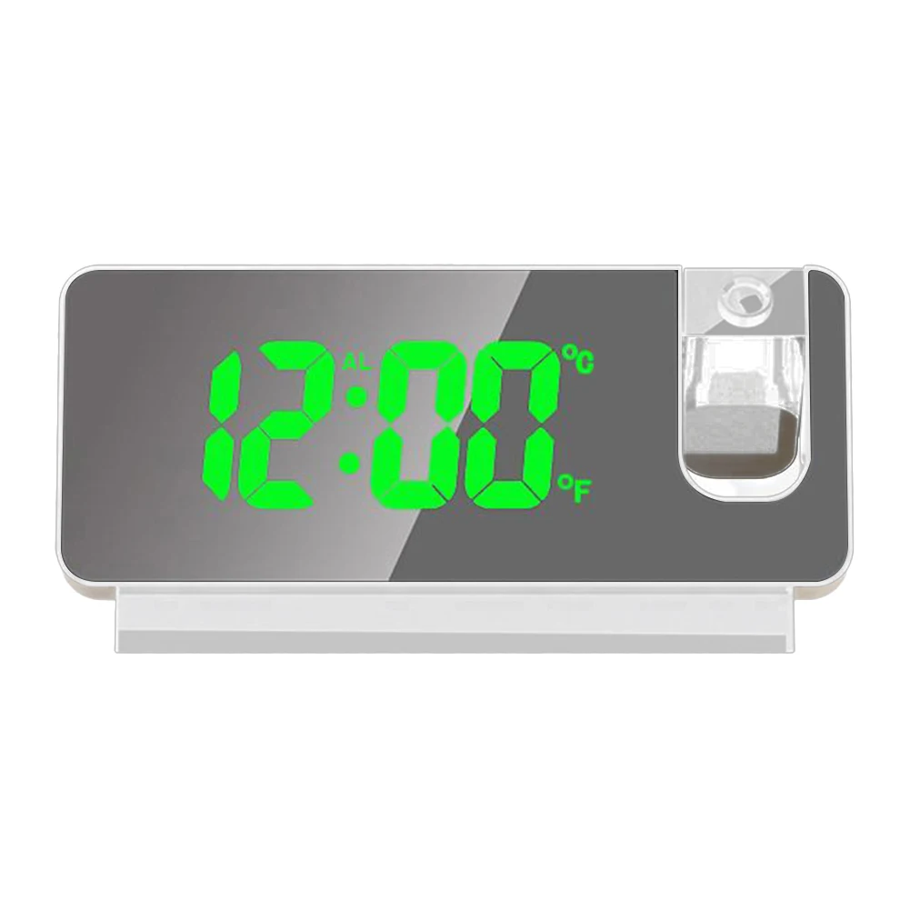 LED Projection Alarm Clock High Brightness Display 1224H Timer USB Powered Flexible Projection Swing Black/White
LED Projection Alarm Clock High Brightness Display 1224H Timer USB Powered Flexible Projection Swing Black/White