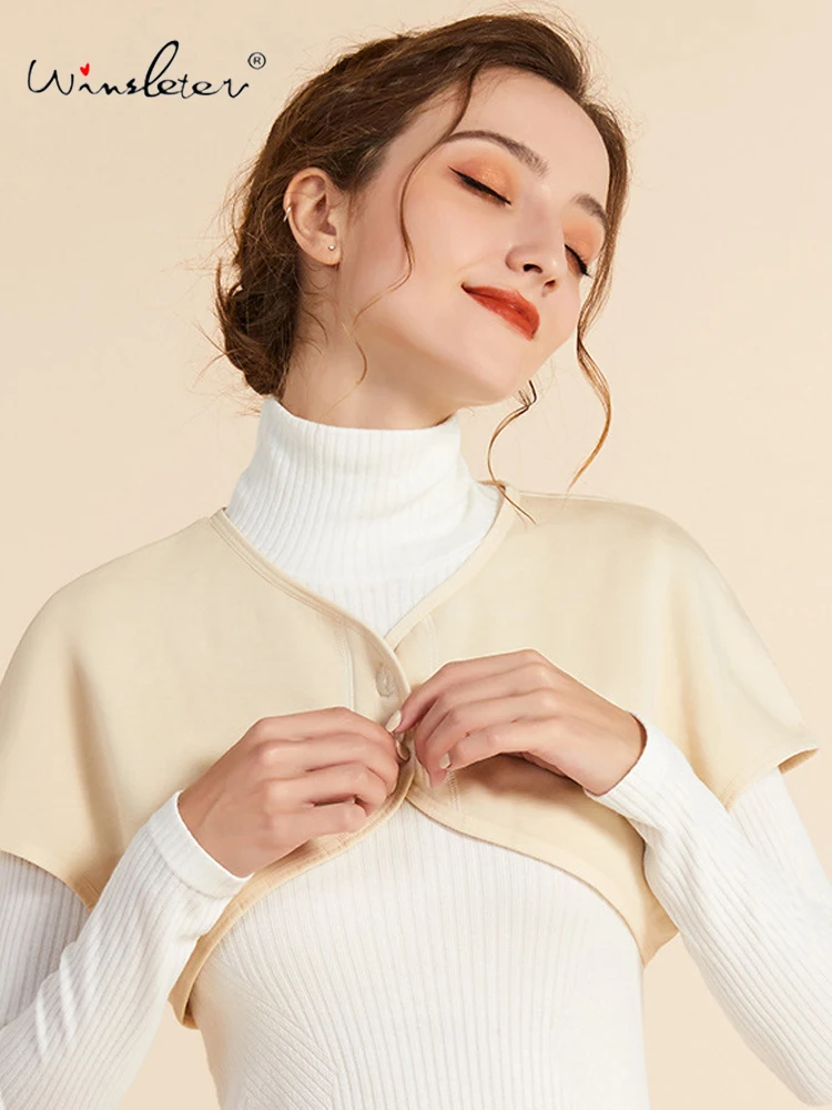 Winsleter-Women 29.5% Silk Elegant Shawl, Thickened Keep Warm, Women Versatile Short Outer Vest Shawl, 2025 Autumn New A58510CC
Winsleter-Women 29.5% Silk Elegant Shawl, Thickened Keep Warm, Women Versatile Short Outer Vest Shawl, 2025 Autumn New A58510CC