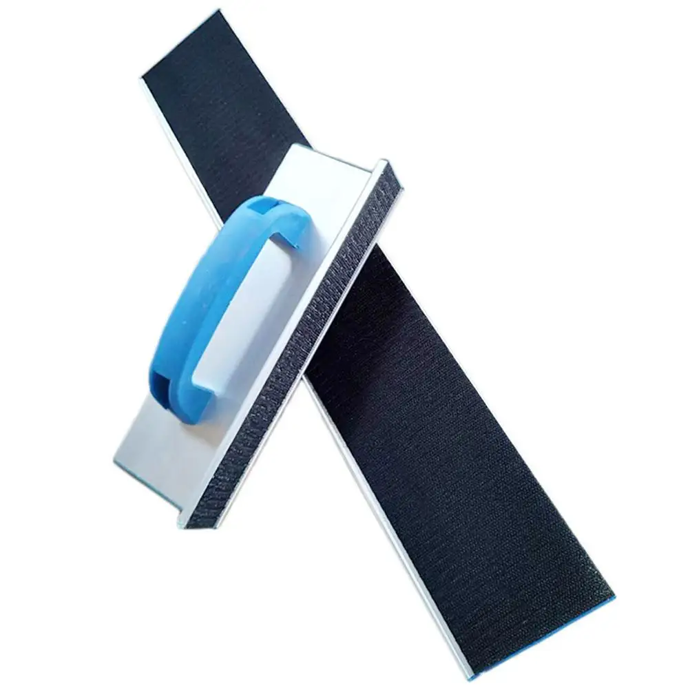 Self Adhesive Sandpaper Holder Lightweight Aluminum Right Angle Ergonomic Grip for Wall Wood Metal Drywall Sanding Tool
Self Adhesive Sandpaper Holder Lightweight Aluminum Right Angle Ergonomic Grip for Wall Wood Metal Drywall Sanding Tool