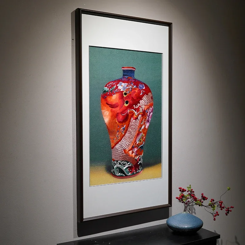Living room corridor decoration painting pure hand embroidery, hanging painting, light luxury, high-end atmosphere
Living room corridor decoration painting pure hand embroidery, hanging painting, light luxury, high-end atmosphere