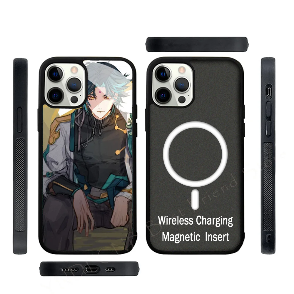 Xiao Genshin Impact Phone Case Strong Magnetic For IPhone 15 14 13 Pro Max Alex Mirror For Magsafe Wireless Charging Cover
Xiao Genshin Impact Phone Case Strong Magnetic For IPhone 15 14 13 Pro Max Alex Mirror For Magsafe Wireless Charging Cover