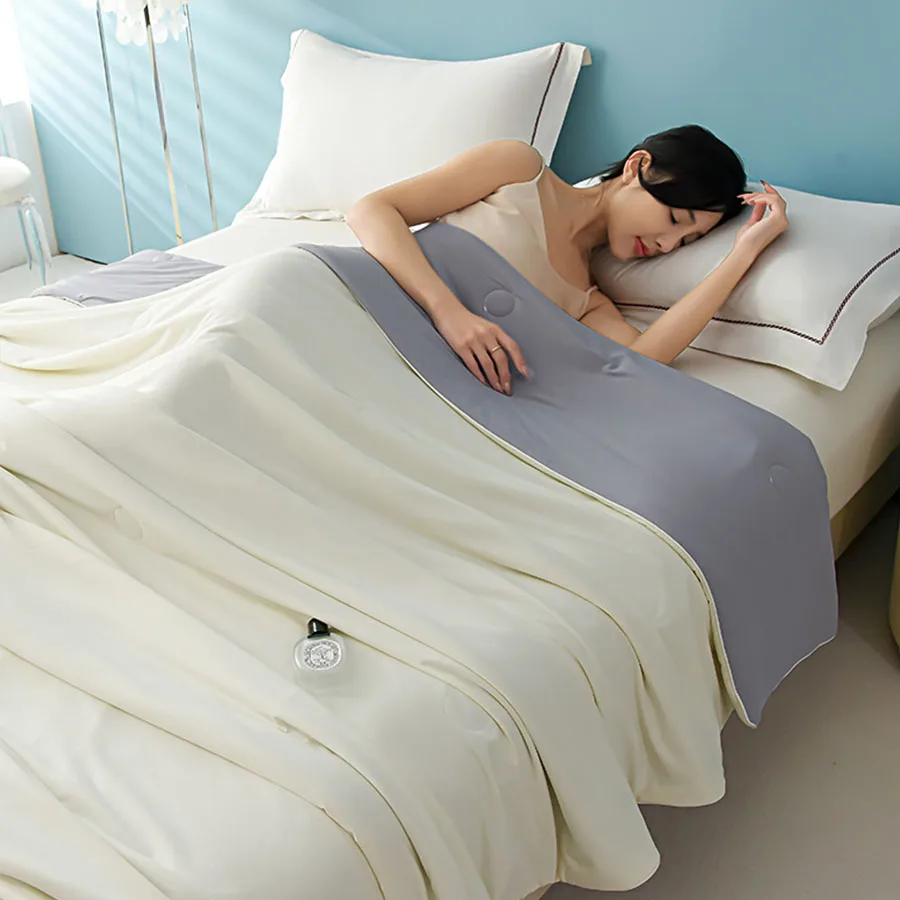 2026 New Model A Type Cool-Fiber Summer Quilt With Double-Layered Air Conditioning Quilt And Washable Cool Blanket 200x230cm
2026 New Model A Type Cool-Fiber Summer Quilt With Double-Layered Air Conditioning Quilt And Washable Cool Blanket 200x230cm