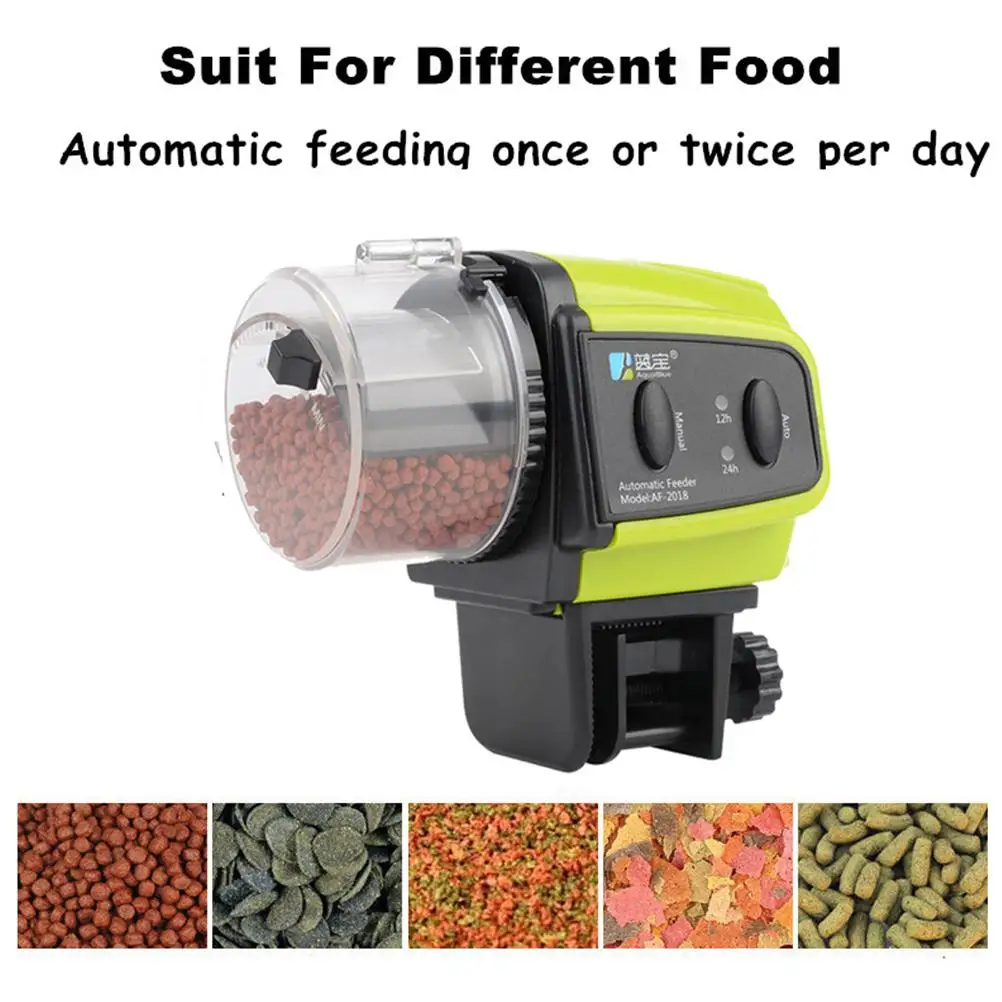Automatic Fish Feeder High Capacity Operated 24h Timer Aquarium Pet Supplies Intelligent Control Easy Operation
Automatic Fish Feeder High Capacity Operated 24h Timer Aquarium Pet Supplies Intelligent Control Easy Operation