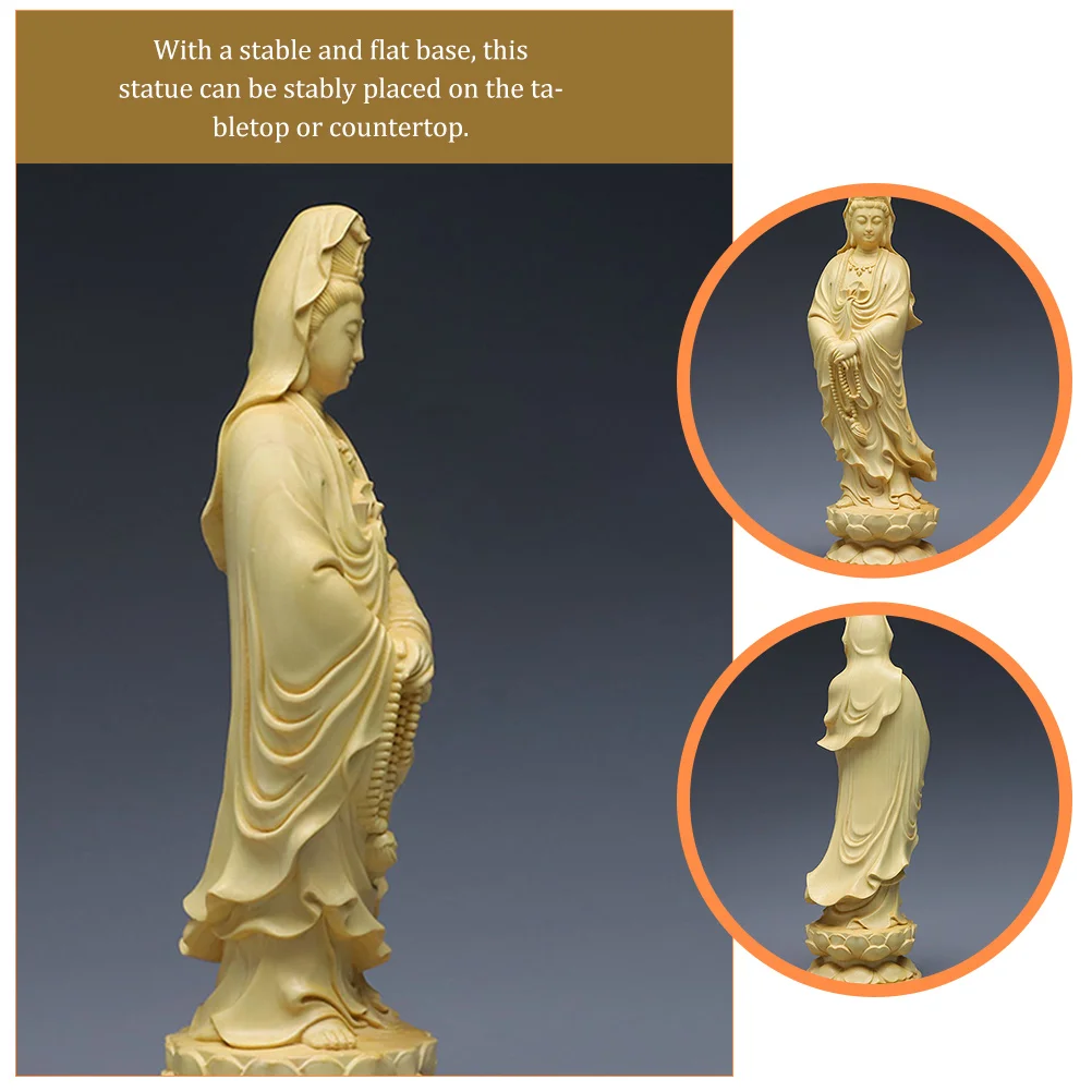 Wooden Avalokitesvara Fine Meditation Decor Craftsmanship Home Decor Temple Decoration Retro Wood Buddha For Zen Room
Wooden Avalokitesvara Fine Meditation Decor Craftsmanship Home Decor Temple Decoration Retro Wood Buddha For Zen Room