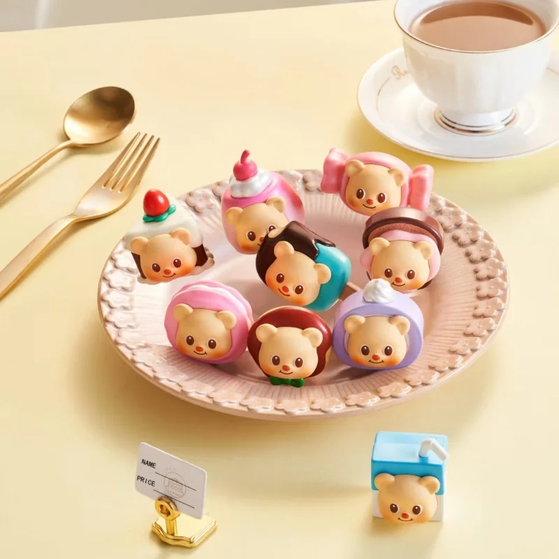 Оригинальная серия «Масляный медведь», послеобеденный чай, мини-сумка для слепых, магнитная модель игрушки, модные фигурки, настольные украшения, подарки для друзей 
Оригинальная серия «Масляный медведь», послеобеденный чай, мини-сумка для слепых, магнитная модель игрушки, модные фигурки, настольные украшения, подарки для друзей