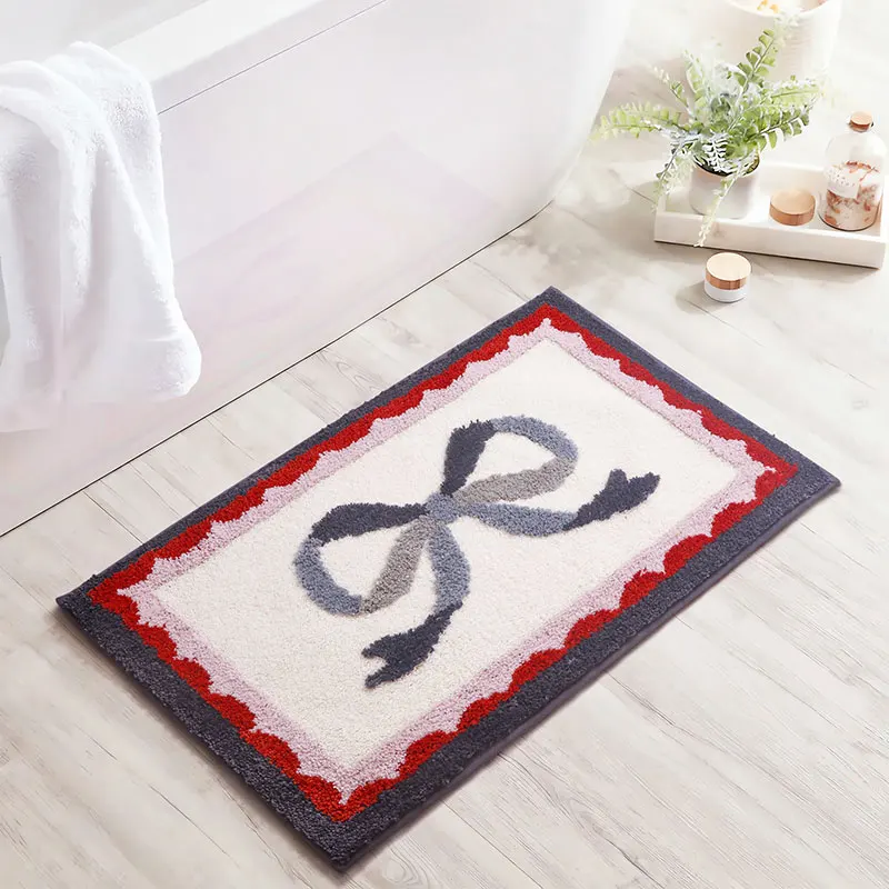 Creative Bow Rug Living Room Bedroom Kitchen Bathroom Absorbent Machine Washable Doormat Carpet Home Decor Mat Rug
Creative Bow Rug Living Room Bedroom Kitchen Bathroom Absorbent Machine Washable Doormat Carpet Home Decor Mat Rug