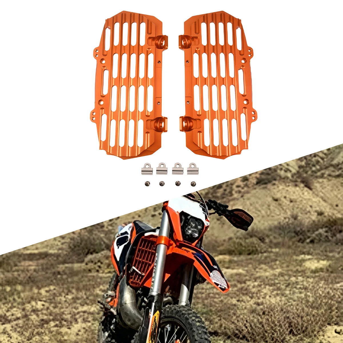 For KTM EXC XCF XC EXCF XCFW TPI Six Days 125 250 300 350 400 450 500 2017-2023 2024 Radiator Grille Guard Grill Cover Protector
For KTM EXC XCF XC EXCF XCFW TPI Six Days 125 250 300 350 400 450 500 2017-2023 2024 Radiator Grille Guard Grill Cover Protector
