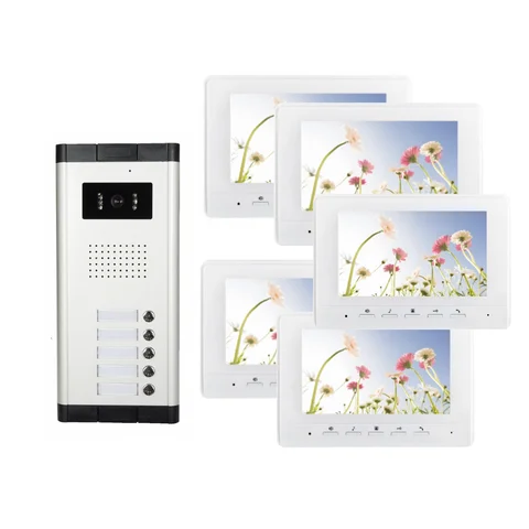 2-12 Units Building Video Intercom System Apartment Video Doorbell Door Phone For Home Monitor Night Vision Camera Kits