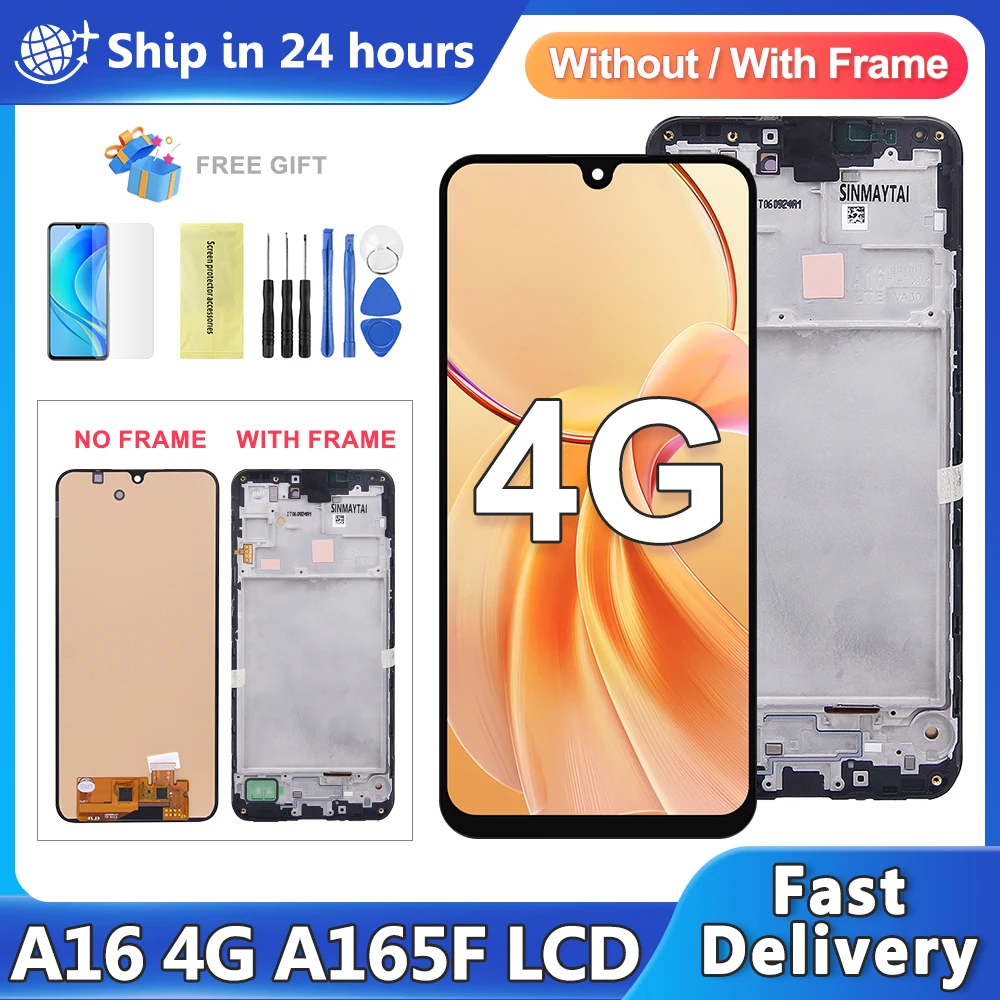 OLED For Samsung A16 4G A165F A165M LCD Display Touch Screen Digitizer For Samsung A16 5G A166B A166E A166P Display Screen
OLED For Samsung A16 4G A165F A165M LCD Display Touch Screen Digitizer For Samsung A16 5G A166B A166E A166P Display Screen