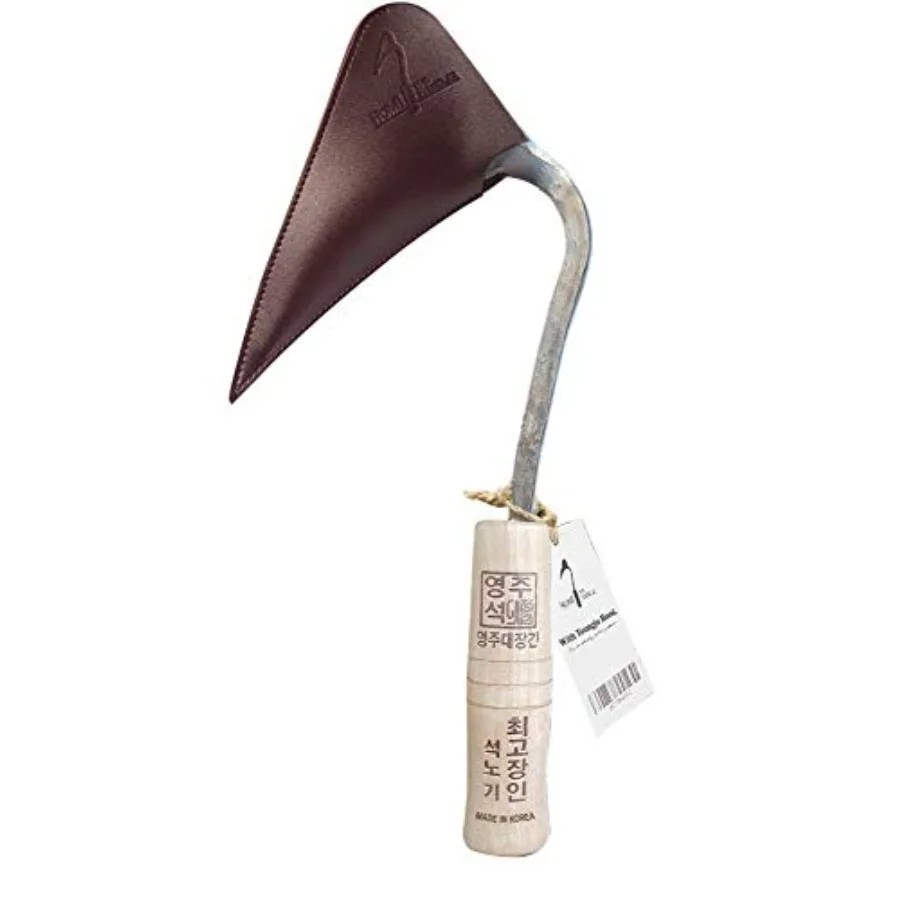 Premium Quality Hand plow Hoe with Safety Cover for Easy Gardening, Weeding and Farming Made by Korean Master Blacksmith
Premium Quality Hand plow Hoe with Safety Cover for Easy Gardening, Weeding and Farming Made by Korean Master Blacksmith