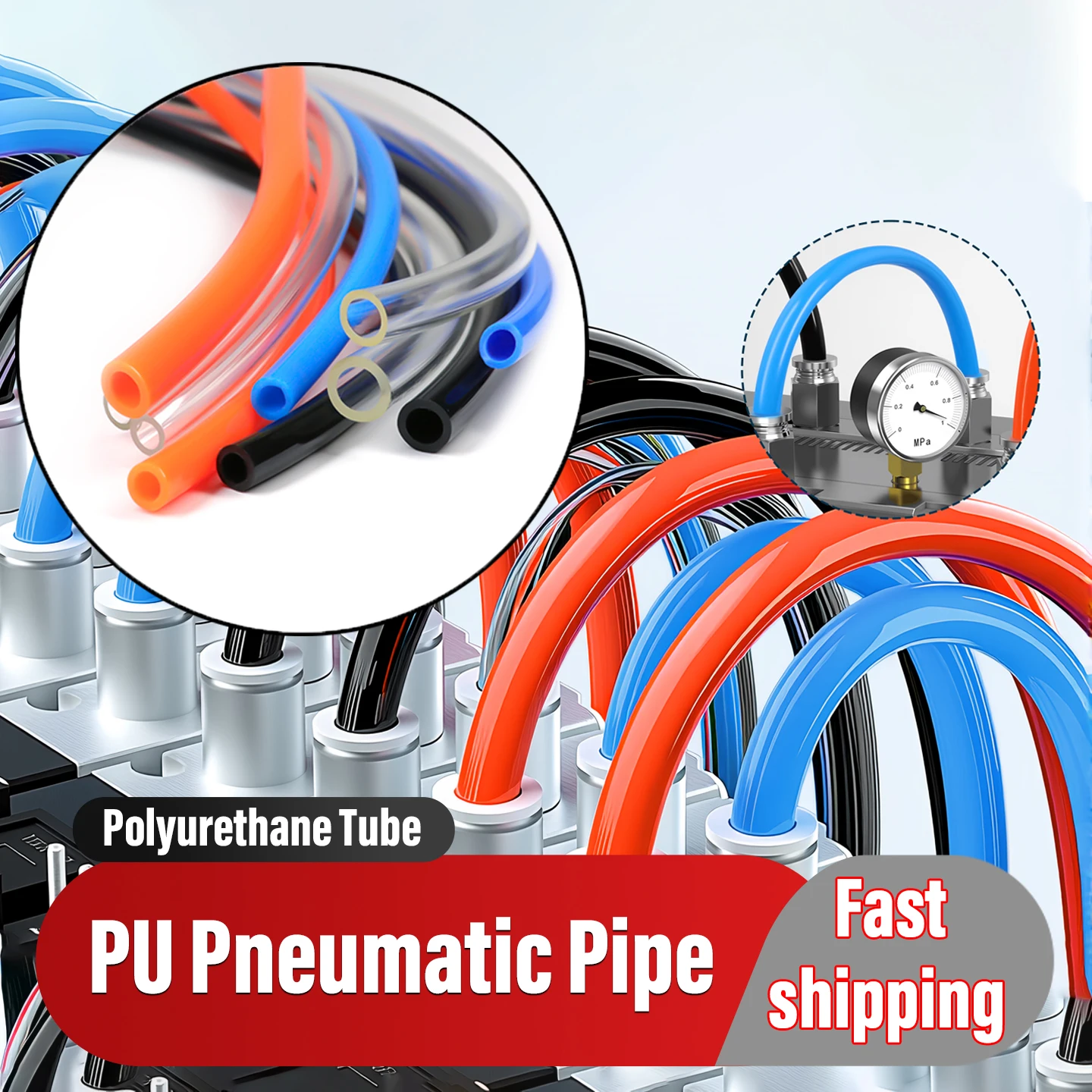 1/5/10m PU Air Hose Pneumatic Tube 4/6/8/10/12/14/16mm Polyurethane Tubing Compressor Hose Air Tube PU Hoses Pneumatic Pipe
1/5/10m PU Air Hose Pneumatic Tube 4/6/8/10/12/14/16mm Polyurethane Tubing Compressor Hose Air Tube PU Hoses Pneumatic Pipe